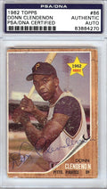 Donn Clendenon Autographed 1962 Topps Rookie Card #86 Pittsburgh Pirates PSA/DNA #83884270