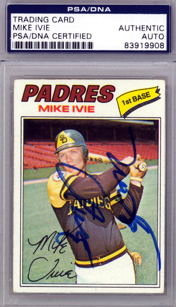 Mike Ivie Autographed 1977 Topps Card #325 San Diego Padres PSA/DNA #83919908