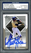Hunter Greene Autographed 2016 Leaf Perfect Game Rookie Card #263 Cincinnati Reds PSA/DNA ITP Stock #128993
