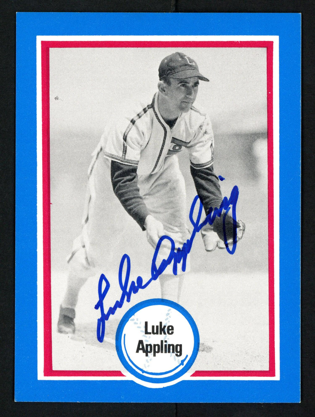 Luke Appling Autographed 1976 Shakey's Pizza Card #95 Chicago White Sox SKU #151960