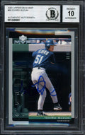 Ichiro Suzuki Autographed 2001 Upper Deck MVP Rookie Card #60 Seattle Mariners Auto Grade 10 Beckett BAS Stock #182375