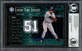 Ichiro Suzuki Autographed 2002 Upper Deck Lineup Time Jerseys Card #LT-IS Seattle Mariners Beckett BAS #12491706