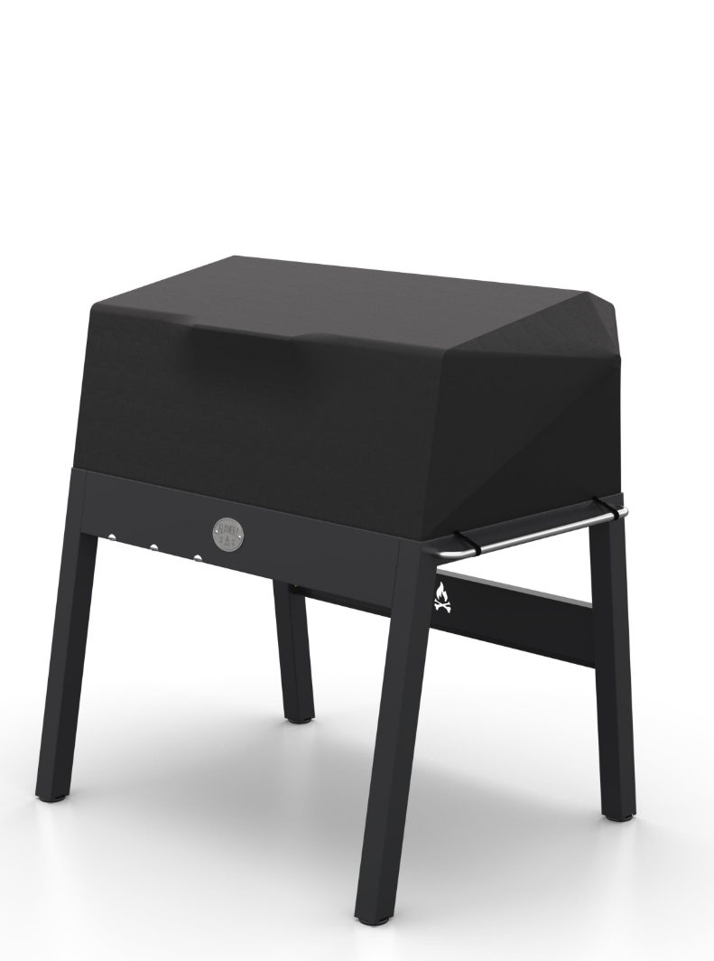 Flamery Large BBQ Cover - Built-in & on Stand