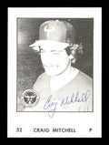 Craig Mitchell Autographed 1976 Cramer Rookie Card #32 Tucson Toros SKU #171825