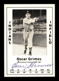 Oscar Grimes Autographed 1979 Diamond Greats Card #282 Cleveland Indians SKU #188876