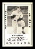 Nick Etten Autographed 1979 Diamond Greats Card #337 Philadelphia A's SKU #188921