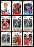 1988 Fleer Baseball Autographed Cards Lot Of 64 SKU #185537