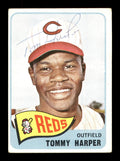 Tommy Harper Autographed 1965 Topps Card #47 Cincinnati Reds SKU #170393