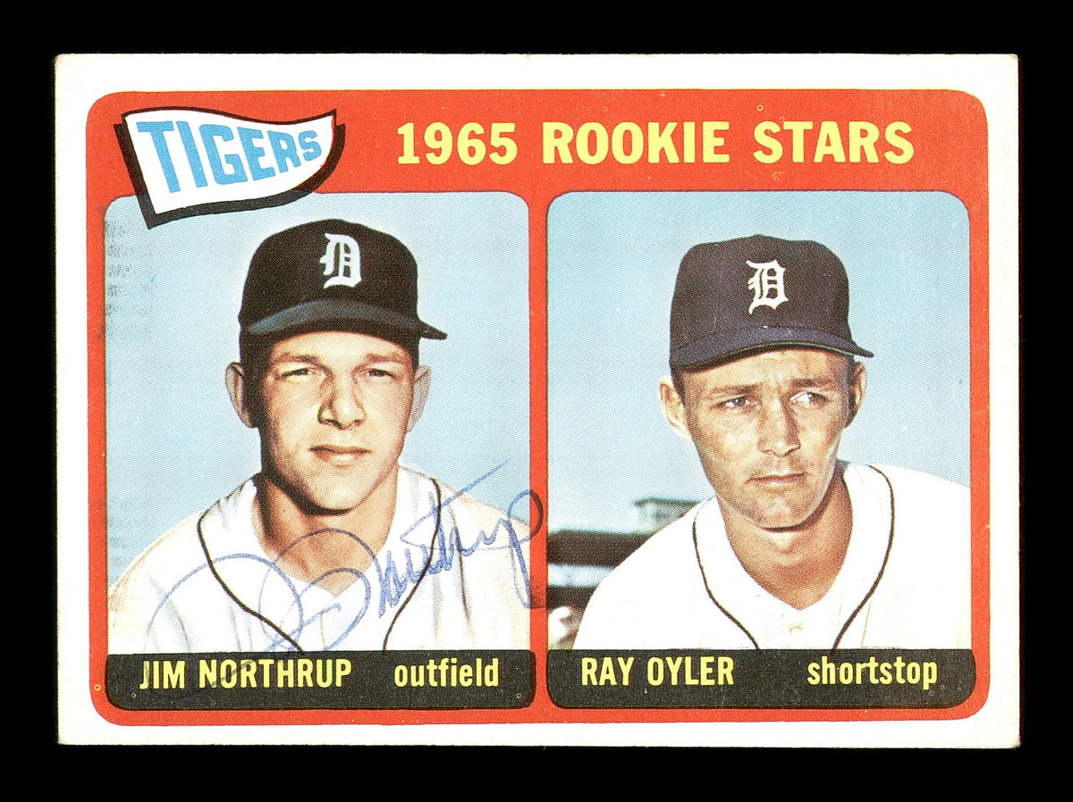 Jim Northrup Autographed 1965 Topps Rookie Card #259 Detroit Tigers SKU #170451
