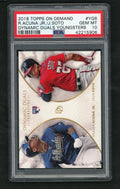 2018 Topps On Demand Dynamic Dual Youngster Juan Soto/Ronald Acuna Jr. #YG6 PSA 10