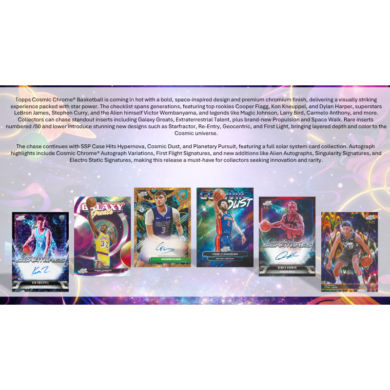 2025-26 Topps Chrome Cosmic Basketball Hobby Box